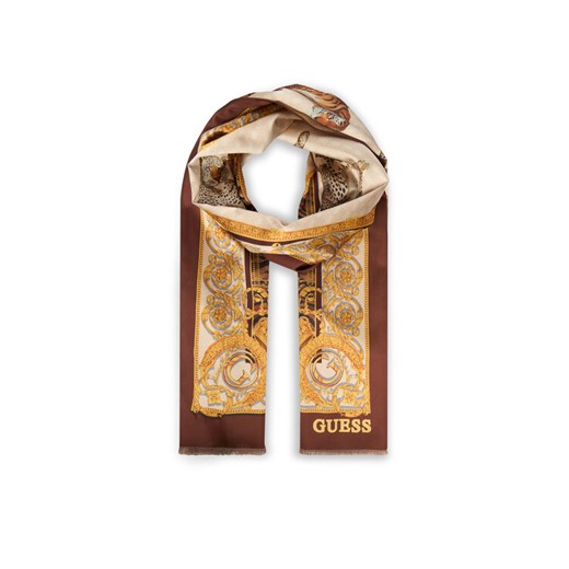 Szal Guess AW5228 POL03 Brązowy ze sklepu eobuwie.pl w kategorii Szaliki i chusty damskie - zdjęcie 187256374