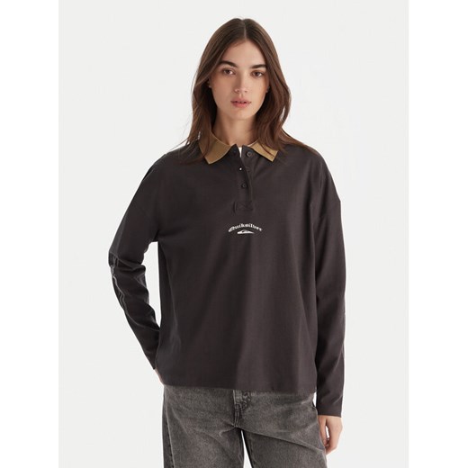Quiksilver Polo Mercury Standard EQWKT03203 Szary Regular Fit ze sklepu MODIVO w kategorii Bluzki damskie - zdjęcie 187256661