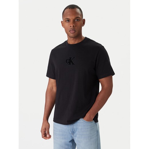Calvin Klein Jeans T-Shirt 20s Easy LV04RD253G Czarny Regular Fit - id: 0000305346582 - marki Calvin Klein - 187256740 Calvin Klein Jeans T-Shirt 20s Easy LV04RD253G Czarny Regular Fit ze sklepu MODIVO w kategorii T-shirty męskie - zdjęcie 187256740