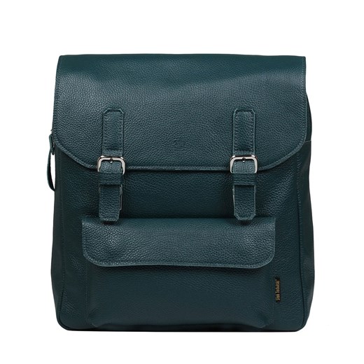 zielony plecak skórzany Teofila - id: 49293 - marki Słoń Torbalski - 187257383 zielony plecak skórzany Teofila ze sklepu Słoń Torbalski w kategorii Plecaki - zdjęcie 187257383