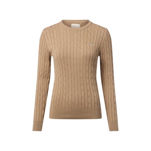 Gant Sweter damski Kobiety Bawełna melanżowy wypukły wzór tkaniny ze sklepu vangraaf w kategorii Swetry damskie - zdjęcie 187257444