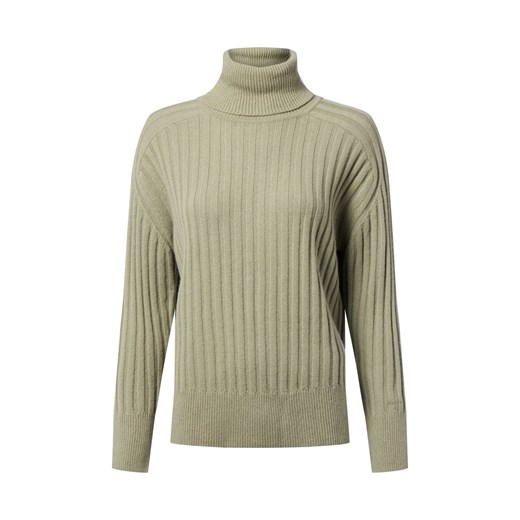 Gant Damski sweter z dzianiny z zawartością wełny Kobiety seledynowy jednolity - id: 780075-0001-09900 - marki Gant - 187257450 Gant Damski sweter z dzianiny z zawartością wełny Kobiety seledynowy jednolity ze sklepu vangraaf w kategorii Swetry damskie - zdjęcie 187257450