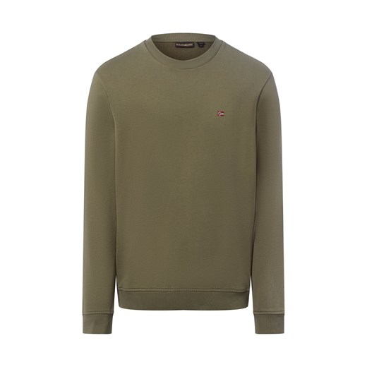 Napapijri Bluza męska - Balis Mężczyźni Bawełna trzcinowy jednolity - id: 785590-0003-09920 - marki Napapijri - 187257464 Napapijri Bluza męska - Balis Mężczyźni Bawełna trzcinowy jednolity ze sklepu vangraaf w kategorii Bluzy męskie - zdjęcie 187257464