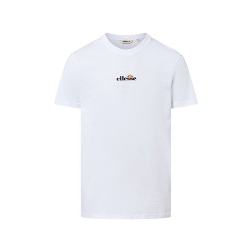 ellesse Koszulka męska - Ollio Mężczyźni Bawełna biały jednolity - id: 789878-0001-09900 - marki Ellesse - 187257471 ellesse Koszulka męska - Ollio Mężczyźni Bawełna biały jednolity ze sklepu vangraaf w kategorii T-shirty męskie - zdjęcie 187257471