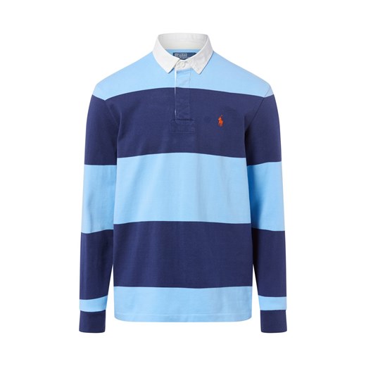 Polo Ralph Lauren Męska koszulka polo Mężczyźni Bawełna granatowy w paski ze sklepu vangraaf w kategorii T-shirty męskie - zdjęcie 187257473