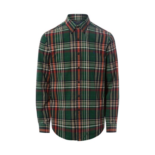 Polo Ralph Lauren Męska koszula casual Mężczyźni Regular Fit Bawełna jodłowy w kratkę - id: 792280-0002-09900 - marki Polo Ralph Lauren - 187257474 Polo Ralph Lauren Męska koszula casual Mężczyźni Regular Fit Bawełna jodłowy w kratkę ze sklepu vangraaf w kategorii Koszule męskie - zdjęcie 187257474