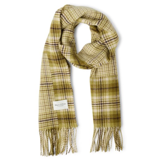 Marc O'Polo Damski szal z wełny dziewiczej Kobiety wełna ze strzyży trzcinowy w kratkę ze sklepu vangraaf w kategorii Szaliki i chusty damskie - zdjęcie 187257490