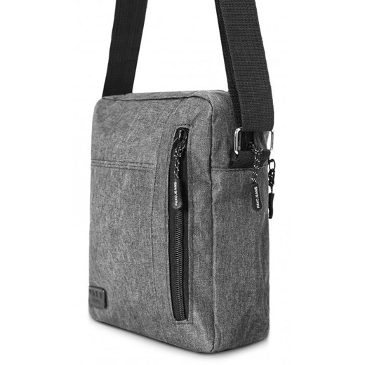 Męska, Materiałowa Torebka, Saszetka, Listonoszka - Pako Jeans - Popiel TBAPJNS72SZARA - id: 24276 - marki Pako Jeans - 187257522 Męska, Materiałowa Torebka, Saszetka, Listonoszka - Pako Jeans - Popiel TBAPJNS72SZARA ze sklepu JegoSzafa.pl w kategorii Torby męskie - zdjęcie 187257522