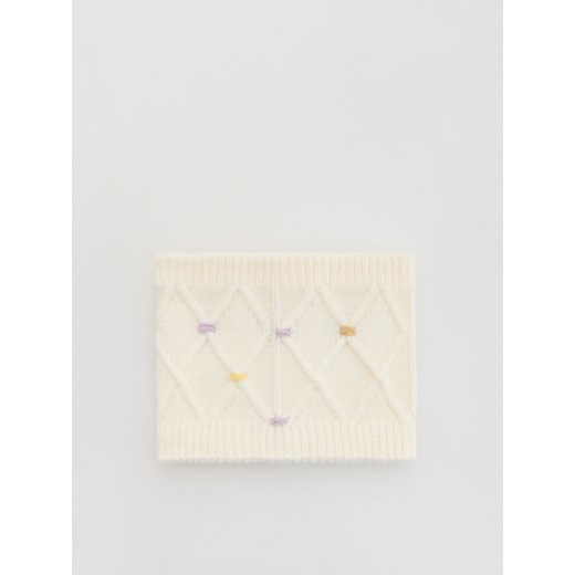 Reserved - Komin z supełkami - złamana biel ze sklepu Reserved w kategorii Szaliki dziecięce - zdjęcie 187258152