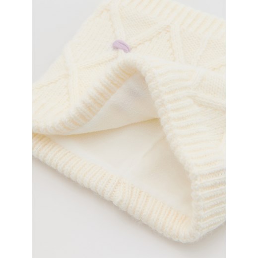 Reserved - Komin z supełkami - złamana biel Reserved ONE SIZE Reserved