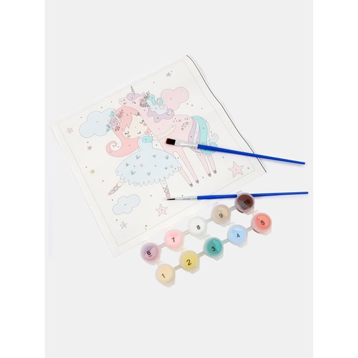 Sinsay - Zestaw do malowania po numerach 2 pack - wielobarwny Sinsay One Size Sinsay