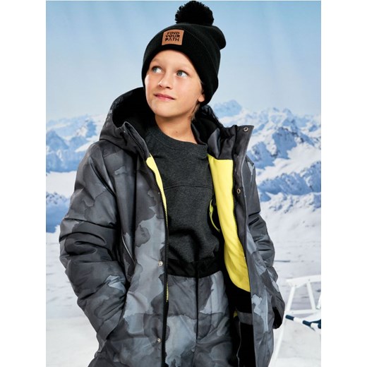 Sinsay - Kurtka puffer z kapturem - czarny - id: 467FC-99X - marki Sinsay - 187259112 Sinsay - Kurtka puffer z kapturem - czarny ze sklepu Sinsay w kategorii Kurtki chłopięce - zdjęcie 187259112