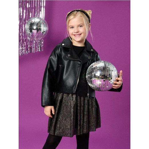 Sinsay - Spódnica mini z połyskiem - czarny ze sklepu Sinsay w kategorii Spódnice dziewczęce - zdjęcie 187259122