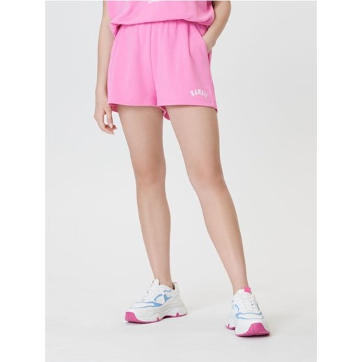 Sinsay - Szorty dresowe - różowy ze sklepu Sinsay w kategorii Szorty - zdjęcie 187259124