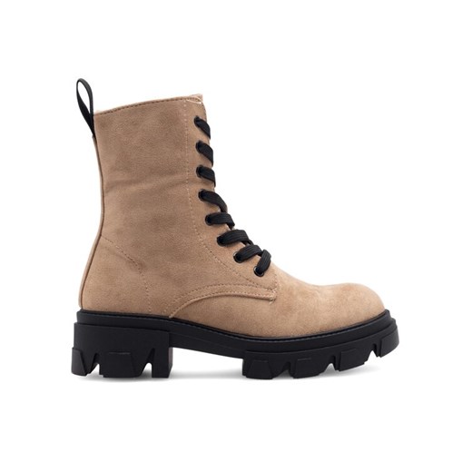 Trzewiki DeeZee WS5598-23 Brązowy ze sklepu eobuwie.pl w kategorii Workery damskie - zdjęcie 187259344