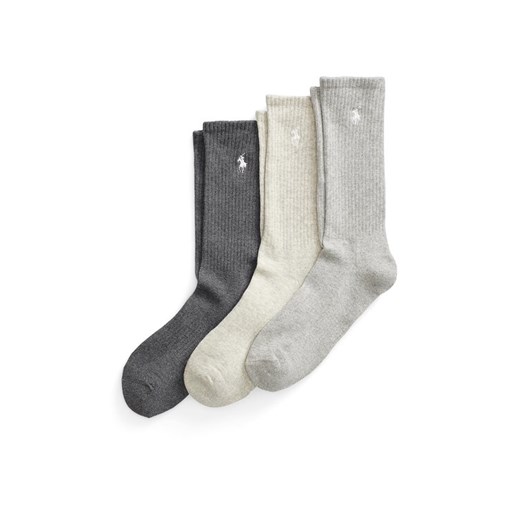 Skarpety długie Polo Ralph Lauren 449875584002 Szary ze sklepu eobuwie.pl w kategorii Skarpetki męskie - zdjęcie 187259390