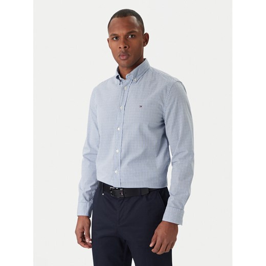 Tommy Hilfiger Koszula MW0MW39459 Niebieski Regular Fit ze sklepu MODIVO w kategorii Koszule męskie - zdjęcie 187259981