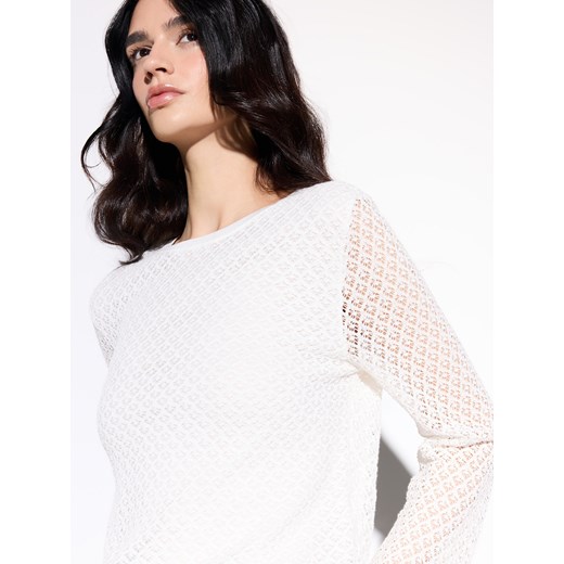 Mohito - Bawełniany sweter - biały Mohito XS Mohito