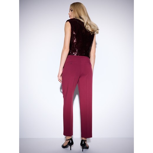 Mohito - Spodnie z prostą nogawką - kasztanowy Mohito 32 Mohito