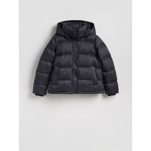 Reserved - Pikowana kurtka z puchem - czarny ze sklepu Reserved w kategorii Kurtki damskie - zdjęcie 187260380