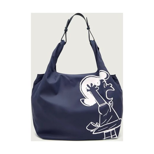 Coccinelle Shopperka Coccinelle x Peanuts | z dodatkiem skóry - id: CL255W000063082 - marki Coccinelle - 187260662 Coccinelle Shopperka Coccinelle x Peanuts | z dodatkiem skóry ze sklepu Gomez Fashion Store w kategorii Torby Shopper bag - zdjęcie 187260662