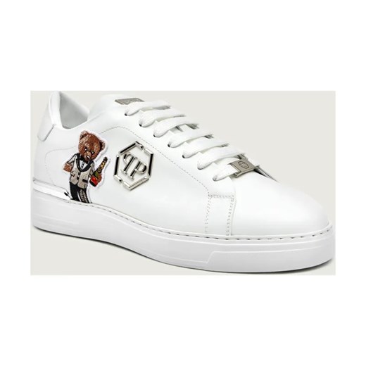 Philipp Plein Skórzane sneakersy Teddy Waiter - id: PN254M000008001 - marki Gomez Fashion Store - 187260724 Philipp Plein Skórzane sneakersy Teddy Waiter ze sklepu Gomez Fashion Store w kategorii Buty sportowe męskie - zdjęcie 187260724