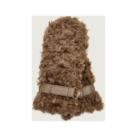 BOSS BLACK Skórzane rękawiczki Yosie-F-SH | z dodatkiem wełny | shearling - id: BB255W000018247 - marki BOSS HUGO BOSS - 187260753 BOSS BLACK Skórzane rękawiczki Yosie-F-SH | z dodatkiem wełny | shearling ze sklepu Gomez Fashion Store w kategorii Rękawiczki damskie - zdjęcie 187260753