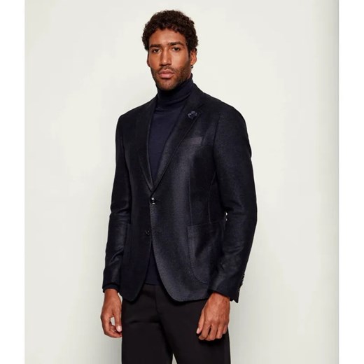 Joop! Marynarka Hoverest J60 | Slim Fit | z dodatkiem wełny - id: JO255M000069401 - marki Joop! - 187260803 Joop! Marynarka Hoverest J60 | Slim Fit | z dodatkiem wełny ze sklepu Gomez Fashion Store w kategorii Marynarki męskie - zdjęcie 187260803