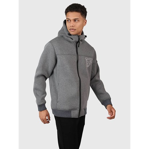 Brunotti Bluza "Stickers" w kolorze szarym L wyprzedaż Limango Polska