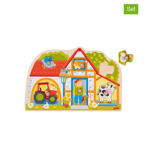 Goki 9-częściowe puzzle - 12 m+ ze sklepu Limango Polska w kategorii Puzzle - zdjęcie 187261931