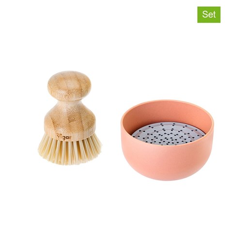 Vigar 2-częściowy zestaw "Zeroline" w kolorze pomaranczowo-jasnobrązowym - id: 17540512 - marki Vigar - 187261993 Vigar 2-częściowy zestaw "Zeroline" w kolorze pomaranczowo-jasnobrązowym ze sklepu Limango Polska w kategorii Akcesoria kuchenne - zdjęcie 187261993