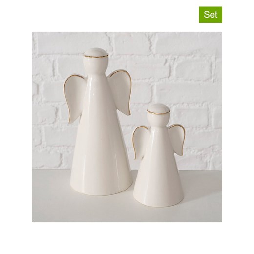 Boltze Figurki dekoracyjne (2 szt.) "Veliden" w kolorze białym - id: 17801759 - marki Boltze - 187262350 Boltze Figurki dekoracyjne (2 szt.) "Veliden" w kolorze białym ze sklepu Limango Polska w kategorii Dekoracje - zdjęcie 187262350