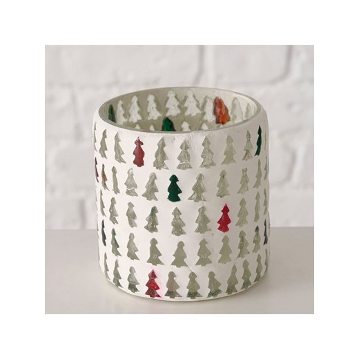 Boltze Świecznik "Madline" w kolorze białym - wys. 8,5 cm - id: 17801840 - marki Boltze - 187262360 Boltze Świecznik "Madline" w kolorze białym - wys. 8,5 cm ze sklepu Limango Polska w kategorii Świeczniki - zdjęcie 187262360