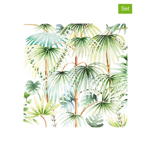 ppd Serwetki (40 szt.) "Palmiers" w kolorze zielonym Ppd onesize Limango Polska okazyjna cena