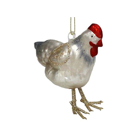 Kersten Ozdoba choinkowa "Chicken" w kolorze białym - wys. 9,5 cm - id: 17896738 - marki Kersten - 187262700 Kersten Ozdoba choinkowa "Chicken" w kolorze białym - wys. 9,5 cm ze sklepu Limango Polska w kategorii Dekoracje bożonarodzeniowe - zdjęcie 187262700