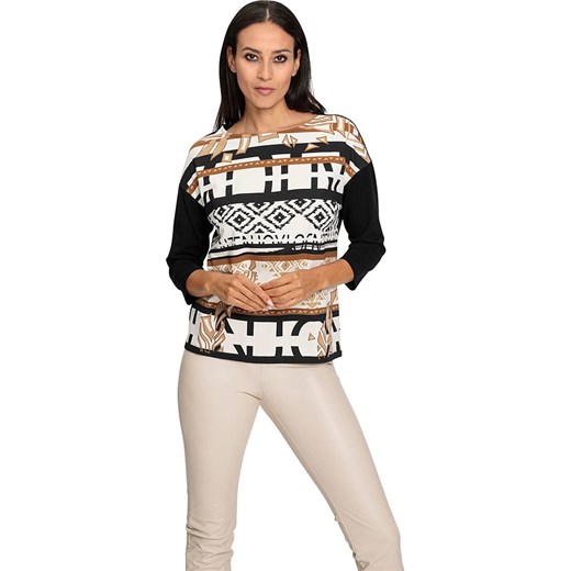 Heine Koszulka w kolorze karmelowo-czarnym Heine 38 okazja Limango Polska