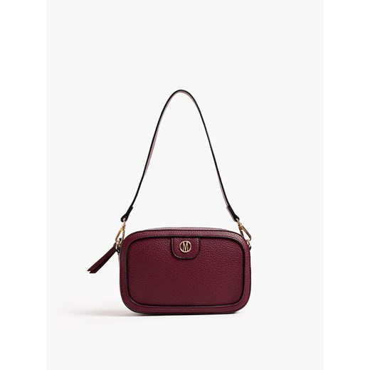 Mohito - Bordowa torebka typu crossbody - kasztanowy - id: 029HR-83X - marki Mohito - 187262872 Mohito - Bordowa torebka typu crossbody - kasztanowy ze sklepu Mohito w kategorii Listonoszki - zdjęcie 187262872