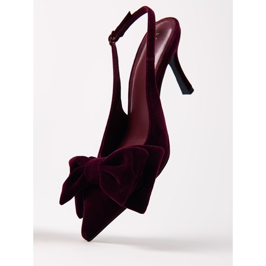 Mohito - Czółenka - ciemny fiolet - id: 959IL-49X - marki Mohito - 187262931 Mohito - Czółenka - ciemny fiolet ze sklepu Mohito w kategorii Czółenka - zdjęcie 187262931