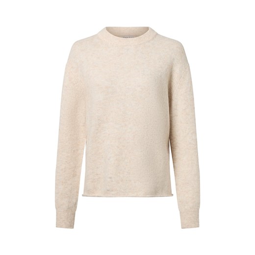 Marie Lund Damski sweter z dzianiny z zawartością wełny i alpaki Kobiety écru marmurkowy - id: 781678-0001-09900 - marki Marie Lund - 187263123 Marie Lund Damski sweter z dzianiny z zawartością wełny i alpaki Kobiety écru marmurkowy ze sklepu vangraaf w kategorii Swetry damskie - zdjęcie 187263123