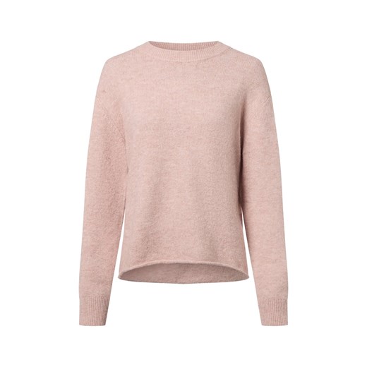 Marie Lund Damski sweter z dzianiny z zawartością wełny i alpaki Kobiety brudny róż marmurkowy ze sklepu vangraaf w kategorii Swetry damskie - zdjęcie 187263124
