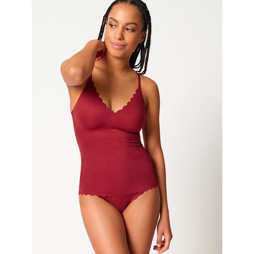 SKINY Damski podkoszulek Kobiety Sztuczne włókno bordowy jednolity - id: 522041-0015-00380 - marki Skiny - 187263133 SKINY Damski podkoszulek Kobiety Sztuczne włókno bordowy jednolity ze sklepu vangraaf w kategorii Podkoszulki i halki - zdjęcie 187263133