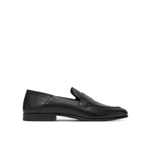 Loafersy BOSS Gavrie 50548074 Czarny ze sklepu eobuwie.pl w kategorii Buty eleganckie męskie - zdjęcie 187263412