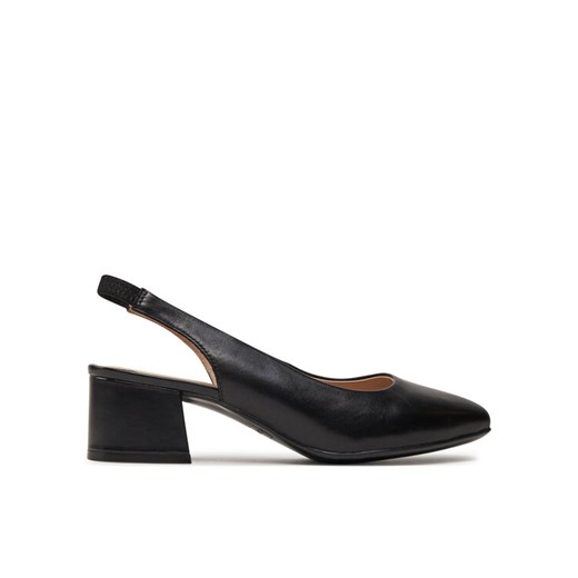 Czółenka Caprice 9-29500-42 Czarny ze sklepu eobuwie.pl w kategorii Sandały damskie - zdjęcie 187263470