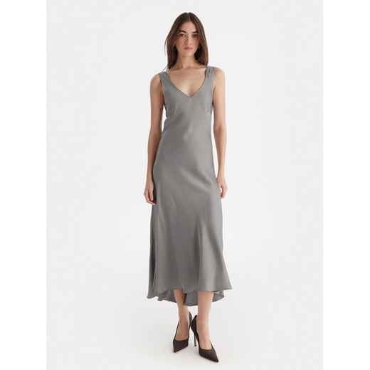 ViCOLO Sukienka koktajlowa TF0247 Szary Regular Fit - id: 0000305920249 - marki Vicolo - 187263994 ViCOLO Sukienka koktajlowa TF0247 Szary Regular Fit ze sklepu MODIVO w kategorii Sukienki - zdjęcie 187263994
