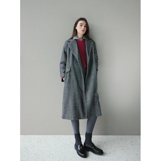 Robe di Kappa Płaszcz przejściowy Jeannie 62123UW Czarny Regular Fit ze sklepu MODIVO w kategorii Płaszcze damskie - zdjęcie 187264043