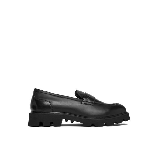 G-Star Raw Loafersy EO-ROWHIDE-01 MI08 Czarny ze sklepu MODIVO w kategorii Półbuty męskie - zdjęcie 187264092