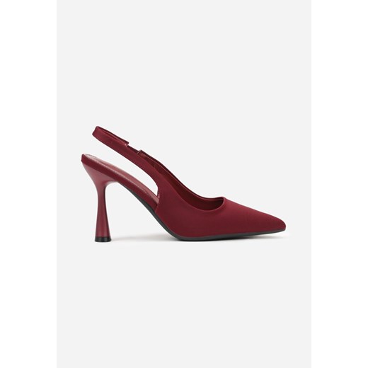 Bordowe Sandały ze Szpiczastym Noskiem Jolaia Renee 37 renee.pl