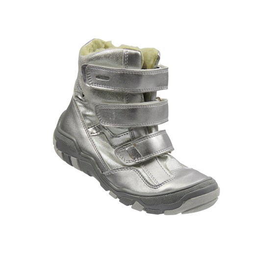 Trzewiki dziecięce dziewczęce srebrne Kornecki 06390 - id: 17737 - marki Kornecki - 187264892 Trzewiki dziecięce dziewczęce srebrne Kornecki 06390 ze sklepu ulubioneobuwie w kategorii Buty zimowe dziecięce - zdjęcie 187264892