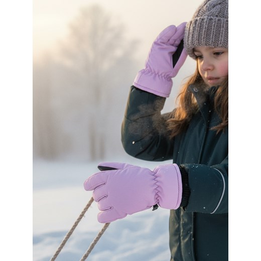 Sinsay - Rękawiczki narciarskie - fioletowy Sinsay L Sinsay