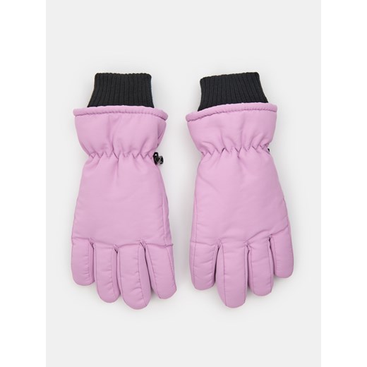 Sinsay - Rękawiczki narciarskie - fioletowy Sinsay L Sinsay